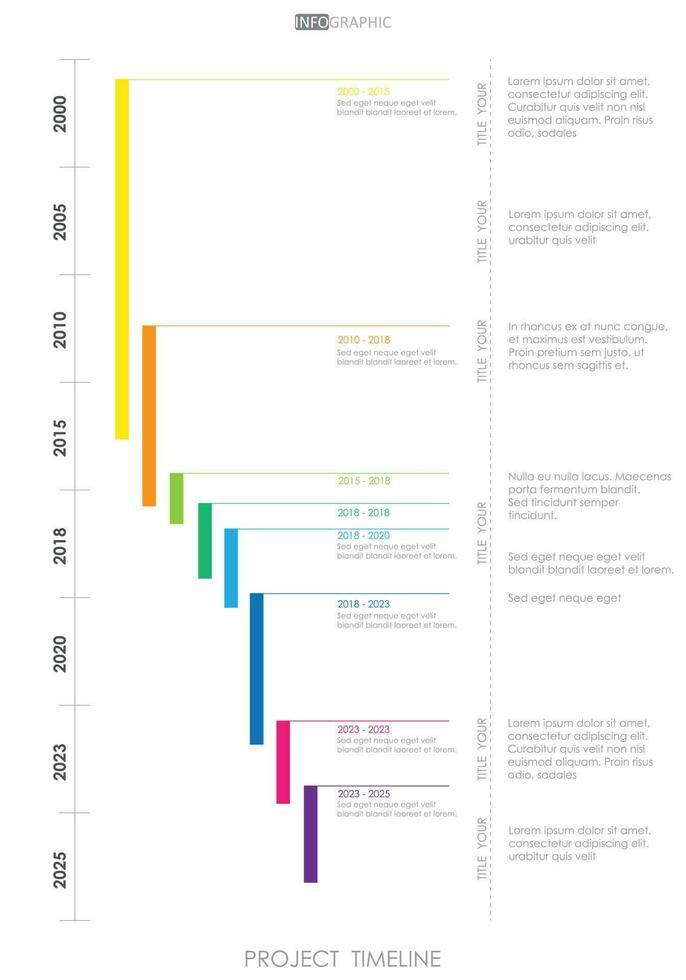 chronologie feuille de route projet diagramme infographie modèle pour entreprise. 8 étape moderne chronologie diagramme avec présentation vecteur chronologie feuille de route infographie.