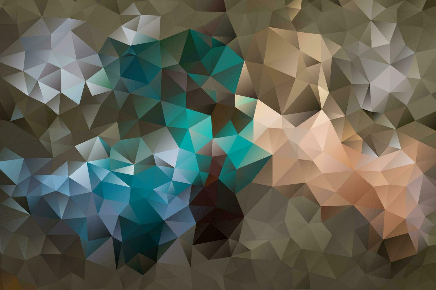 vecteur abstrait polygonal Contexte de effet géométrique Triangles