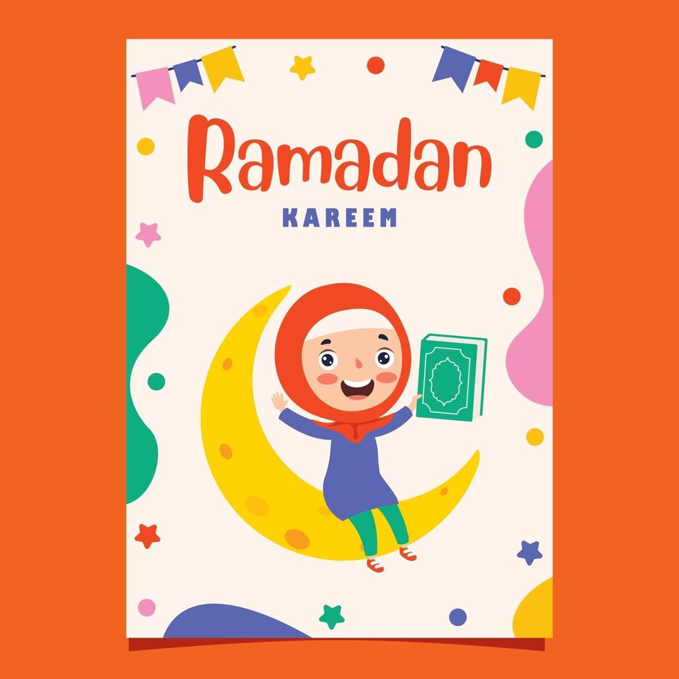 illustration dessinée à la main pour le ramadan kareem et la culture islamique vecteur