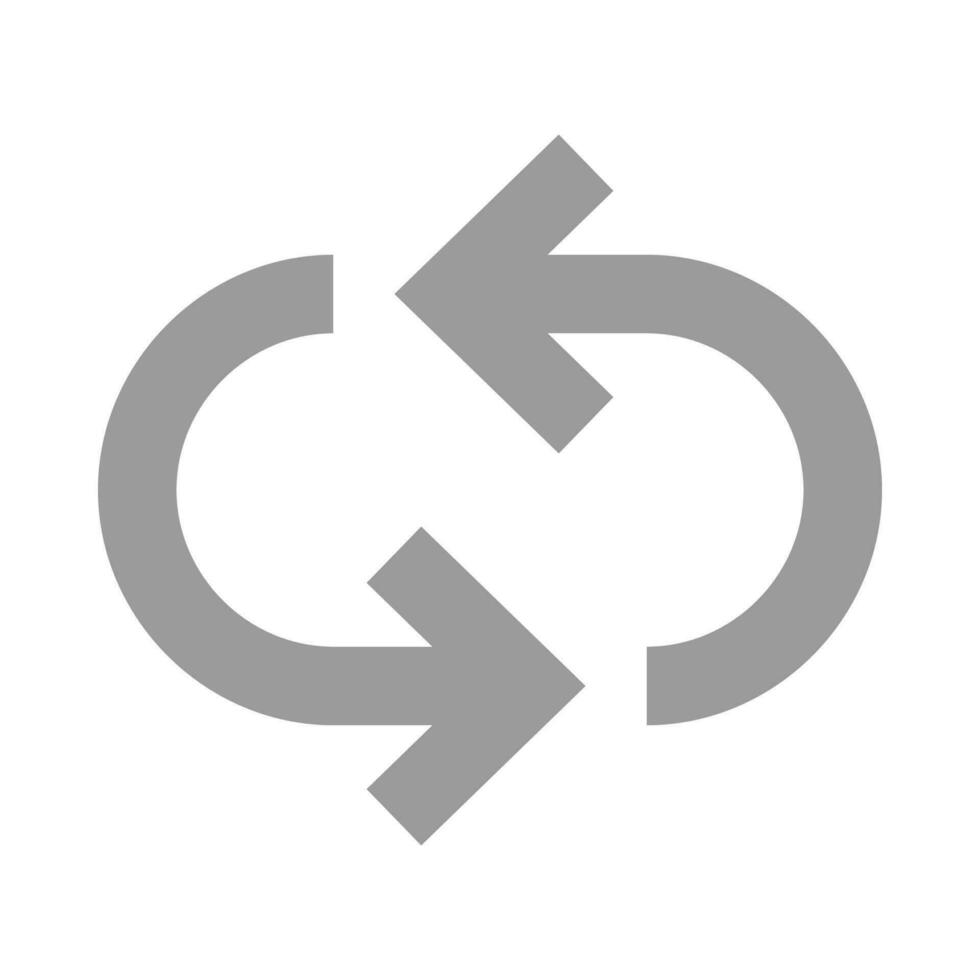 icône de flèche de rechargement vecteur