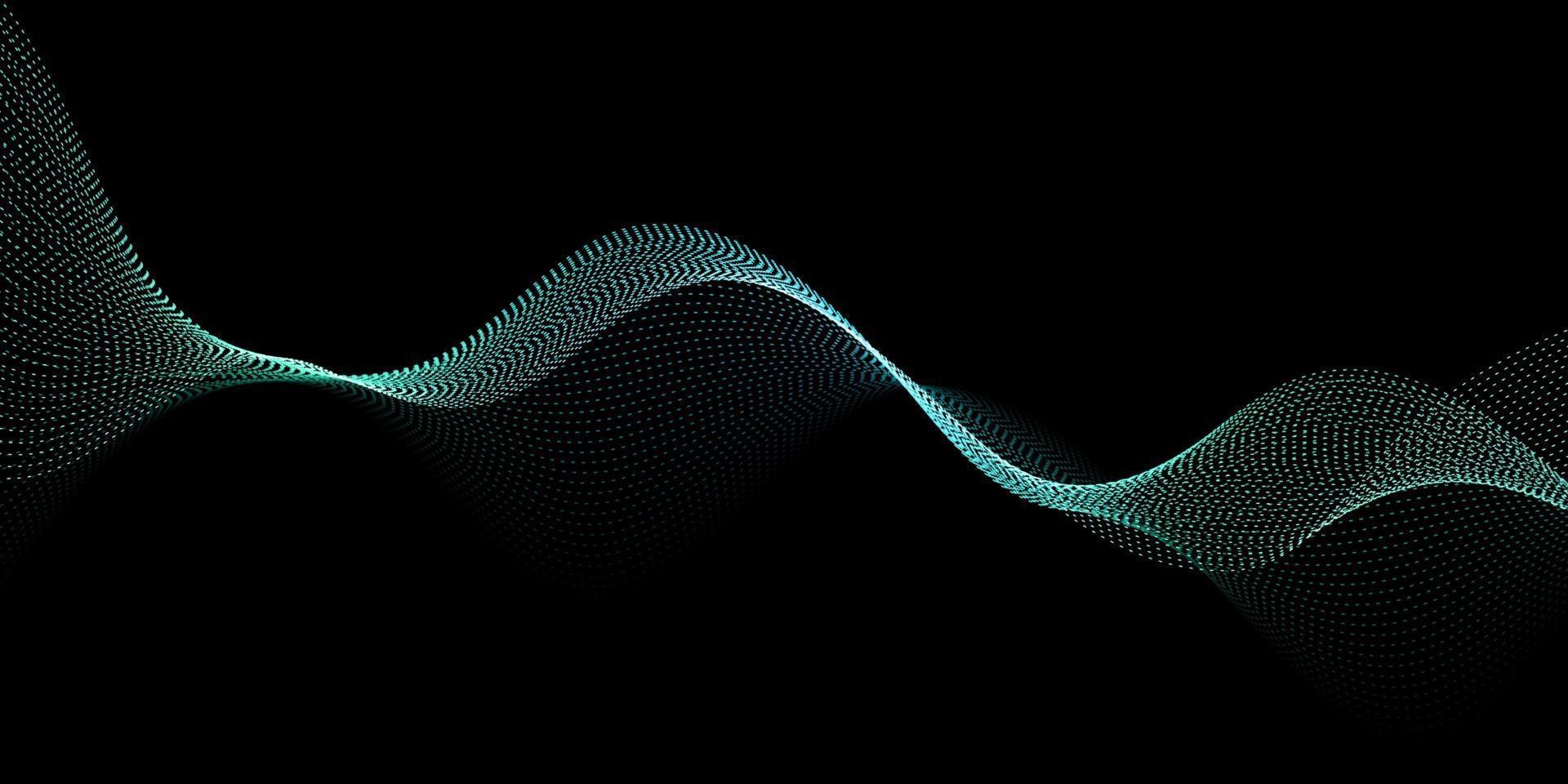 bannière abstraite avec conception de particules qui coule 2509 vecteur