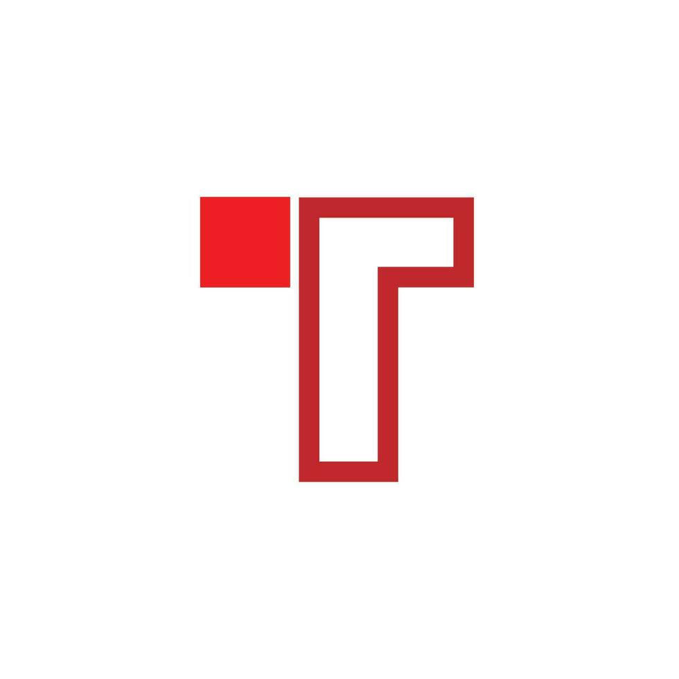 t logo vecor lettre Police de caractère icône conception symbole vecteur