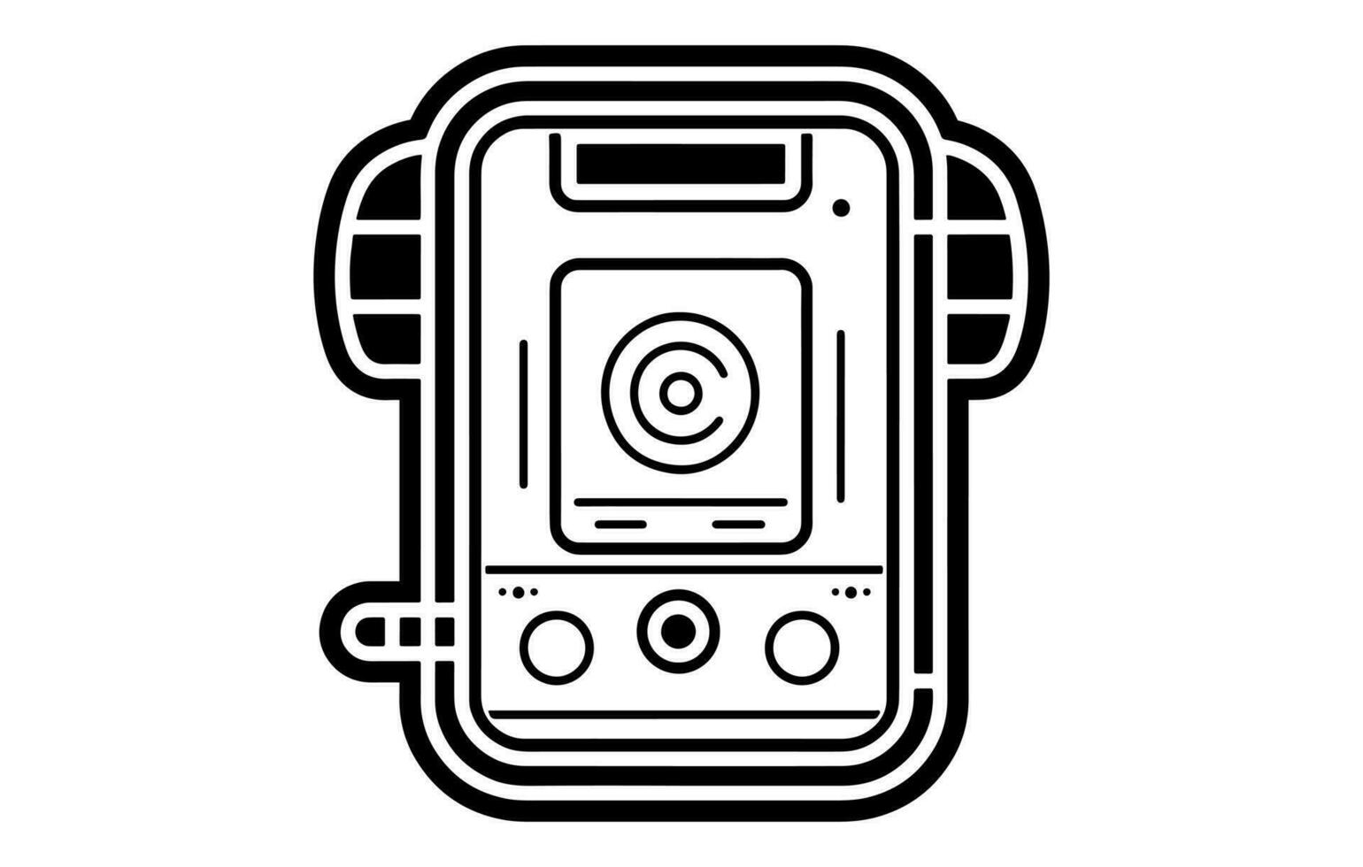 Facile ligne de cellule téléphone vecteur icône, mobile téléphone ligne icône, vecteur intelligent téléphone contour icône symbole ensemble