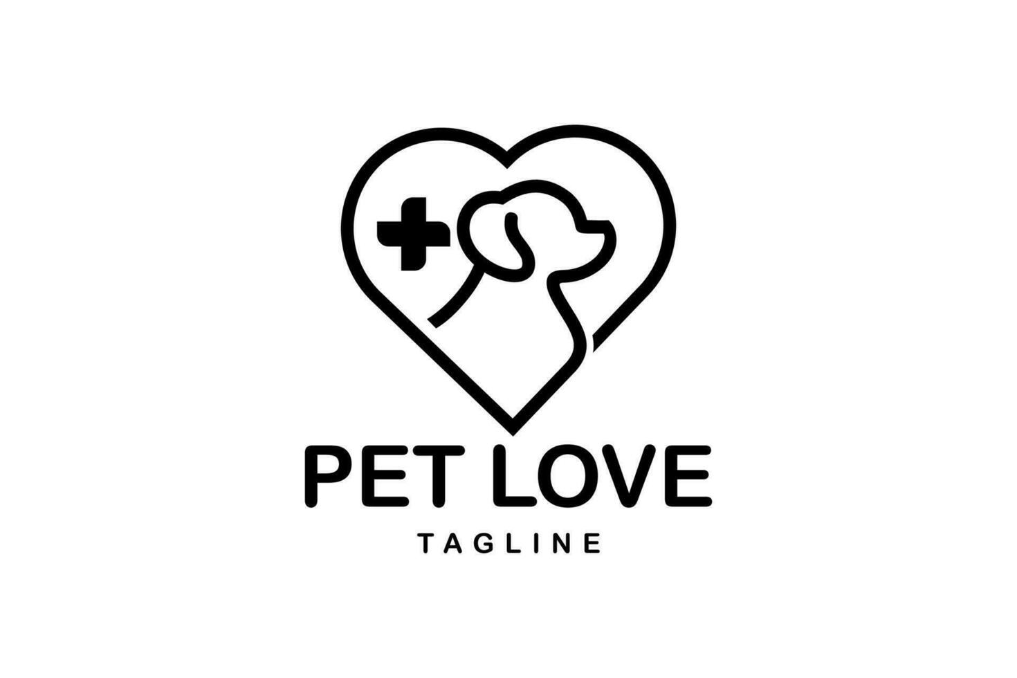 chien logo.chien logotype. animal de compagnie magasin logo concept. animal de compagnie se soucier logo concept. animal de compagnie vecteur illustration