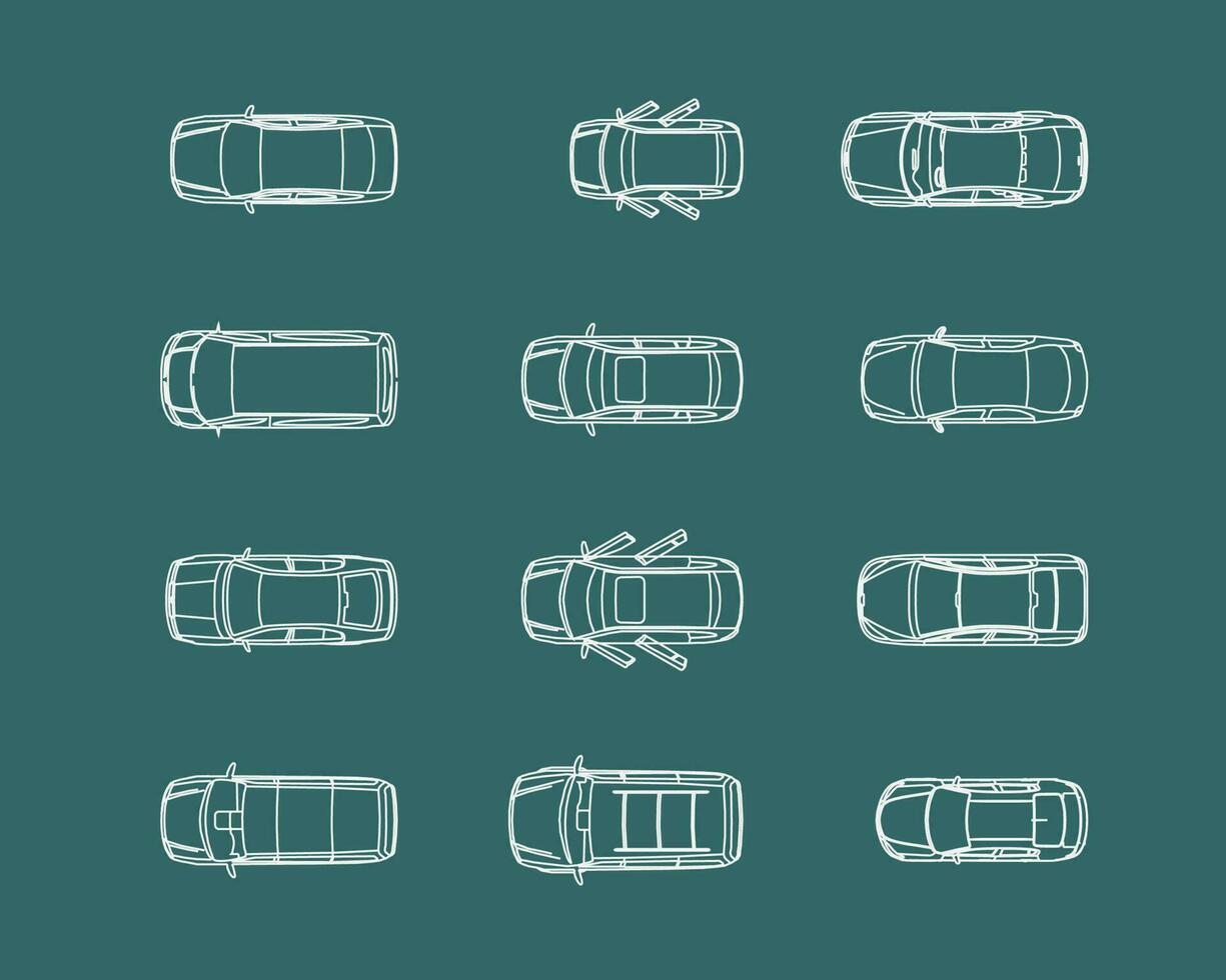 ensemble de transport Haut vue - ensemble1 vecteur