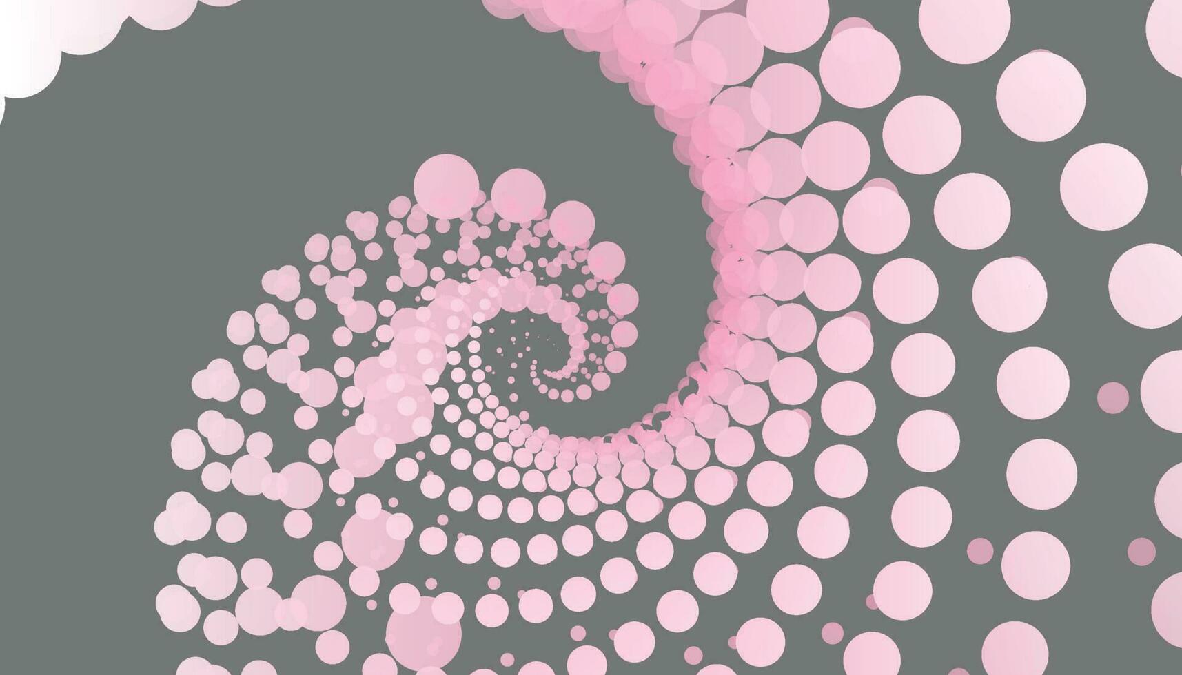 abstrait Contexte avec cercles spirale vecteur