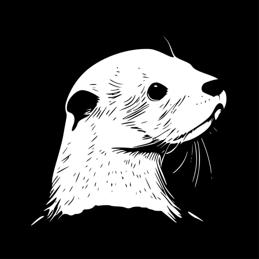 loutre - haute qualité vecteur logo - vecteur illustration idéal pour T-shirt graphique