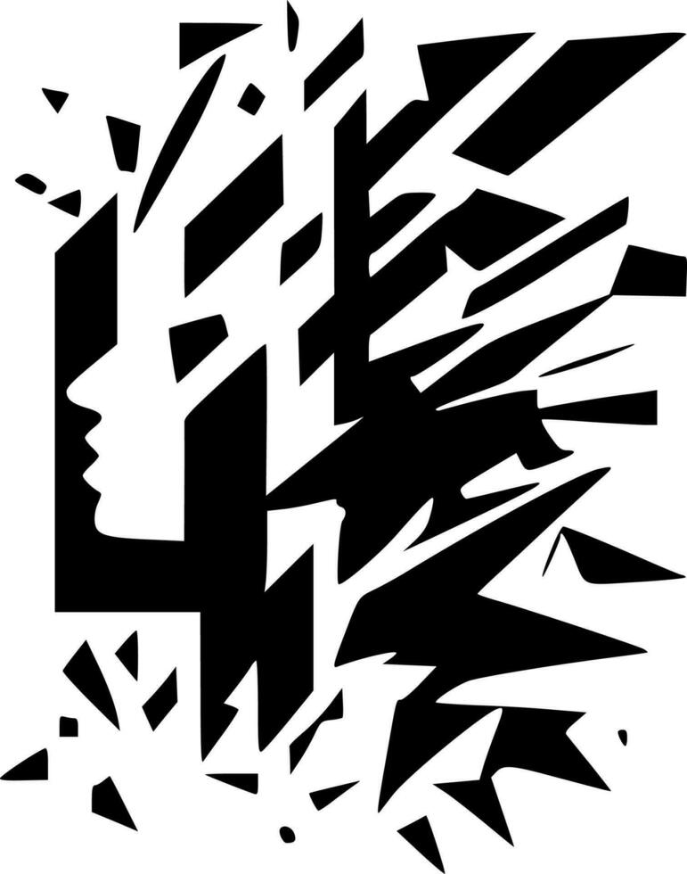abstrait - haute qualité vecteur logo - vecteur illustration idéal pour T-shirt graphique