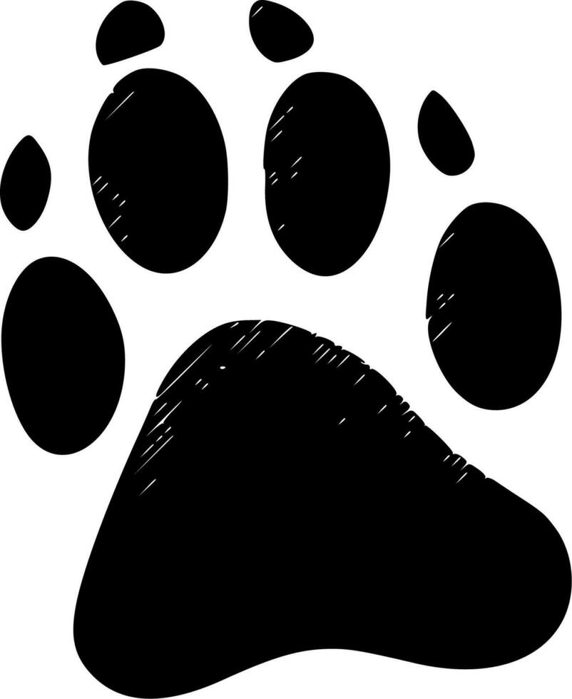 chien pattes - haute qualité vecteur logo - vecteur illustration idéal pour T-shirt graphique