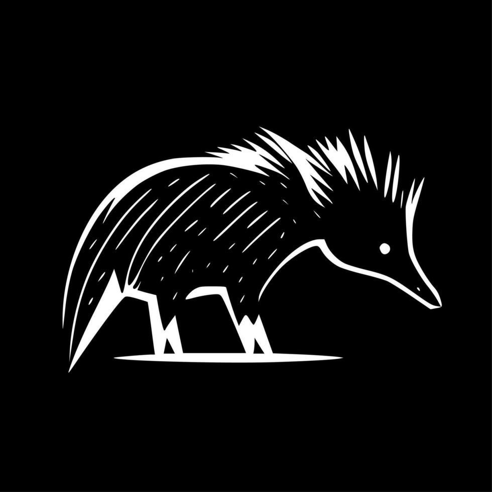 animal - minimaliste et plat logo - vecteur illustration