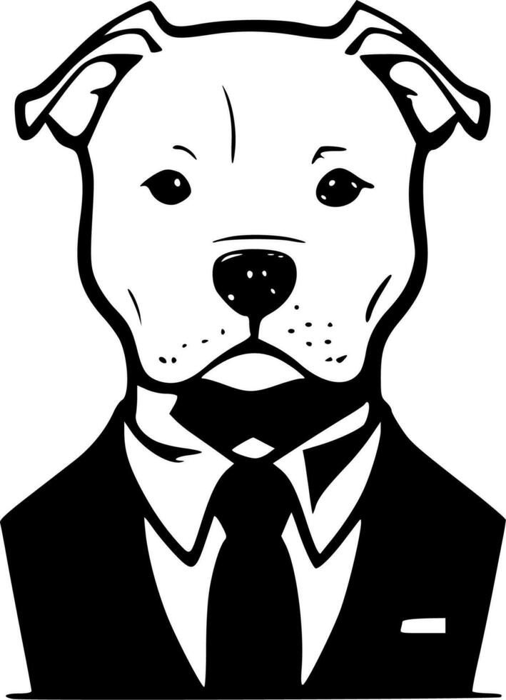 pitbull - haute qualité vecteur logo - vecteur illustration idéal pour T-shirt graphique