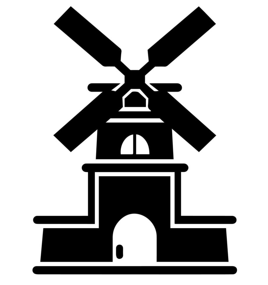 Moulin à vent vecteur icône site Internet ux ui