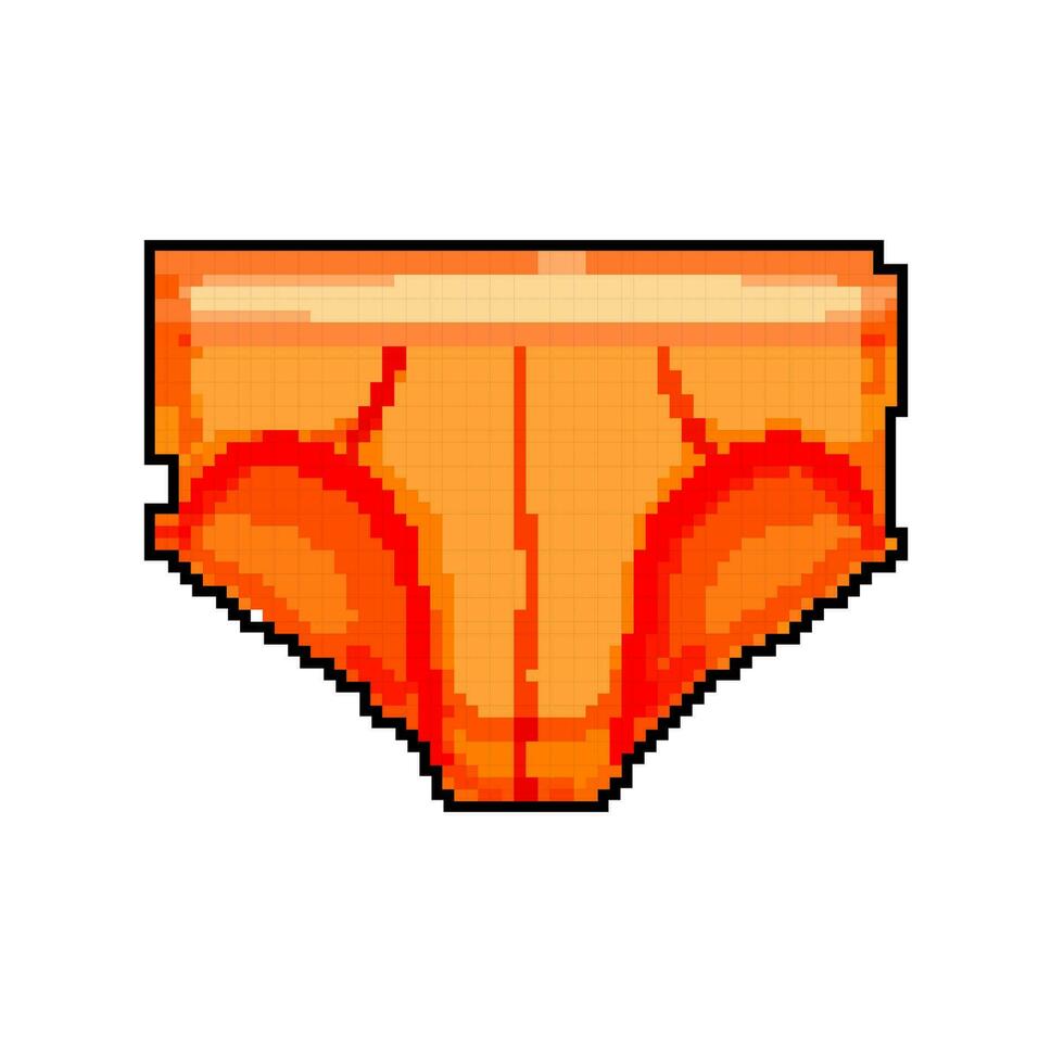 caleçon sous-vêtements homme Jeu pixel art vecteur illustration