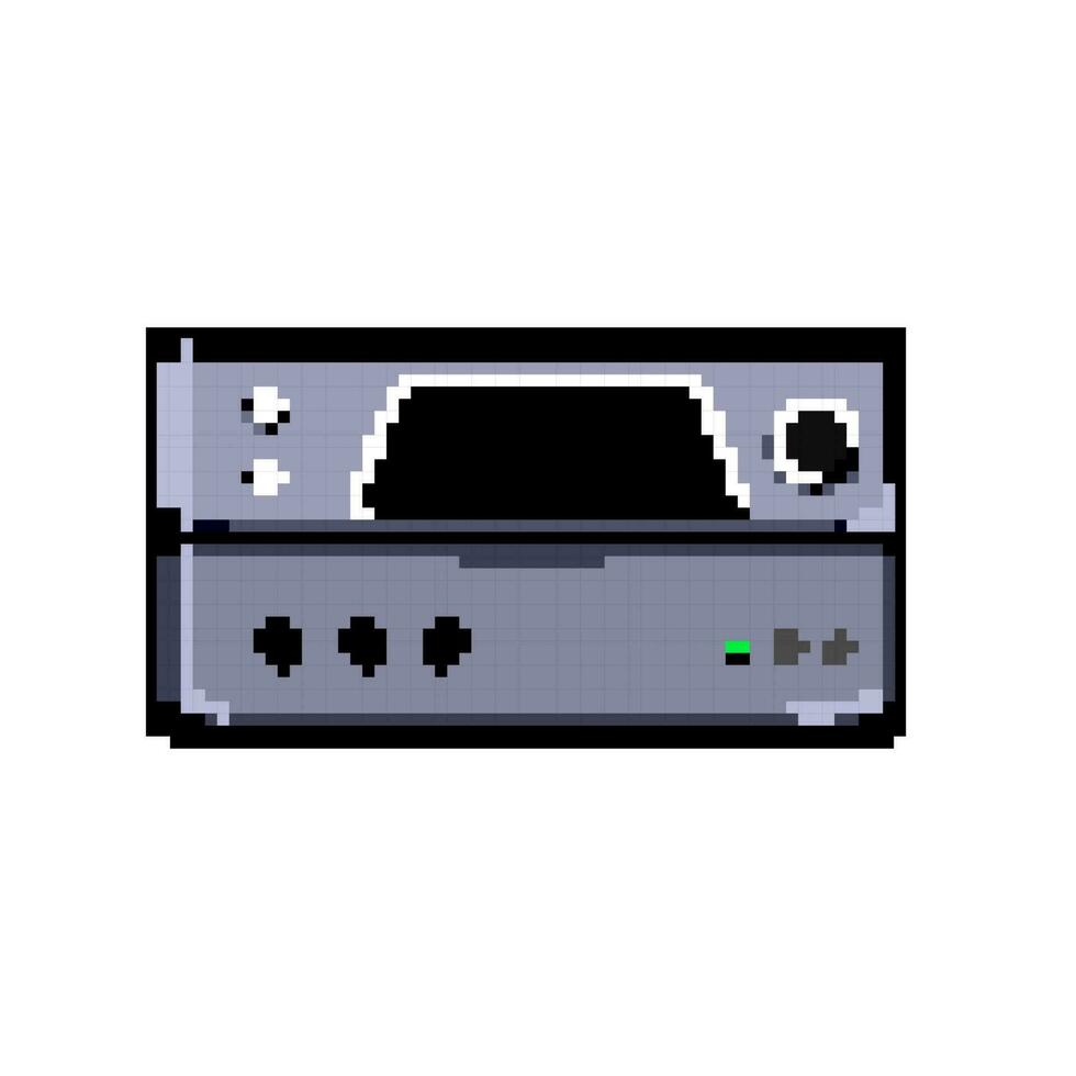 noir un V destinataire Jeu pixel art vecteur illustration