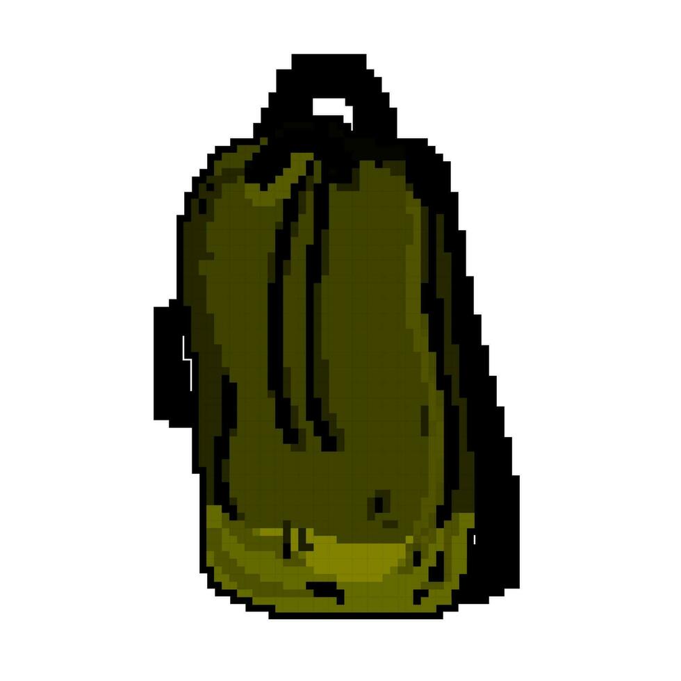 camping sac camp Jeu pixel art vecteur illustration