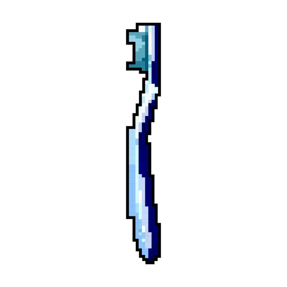 dentiste dent brosse Jeu pixel art vecteur illustration