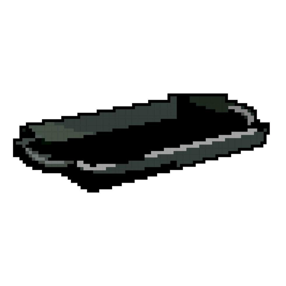 noir le fer poêlon Jeu pixel art vecteur illustration