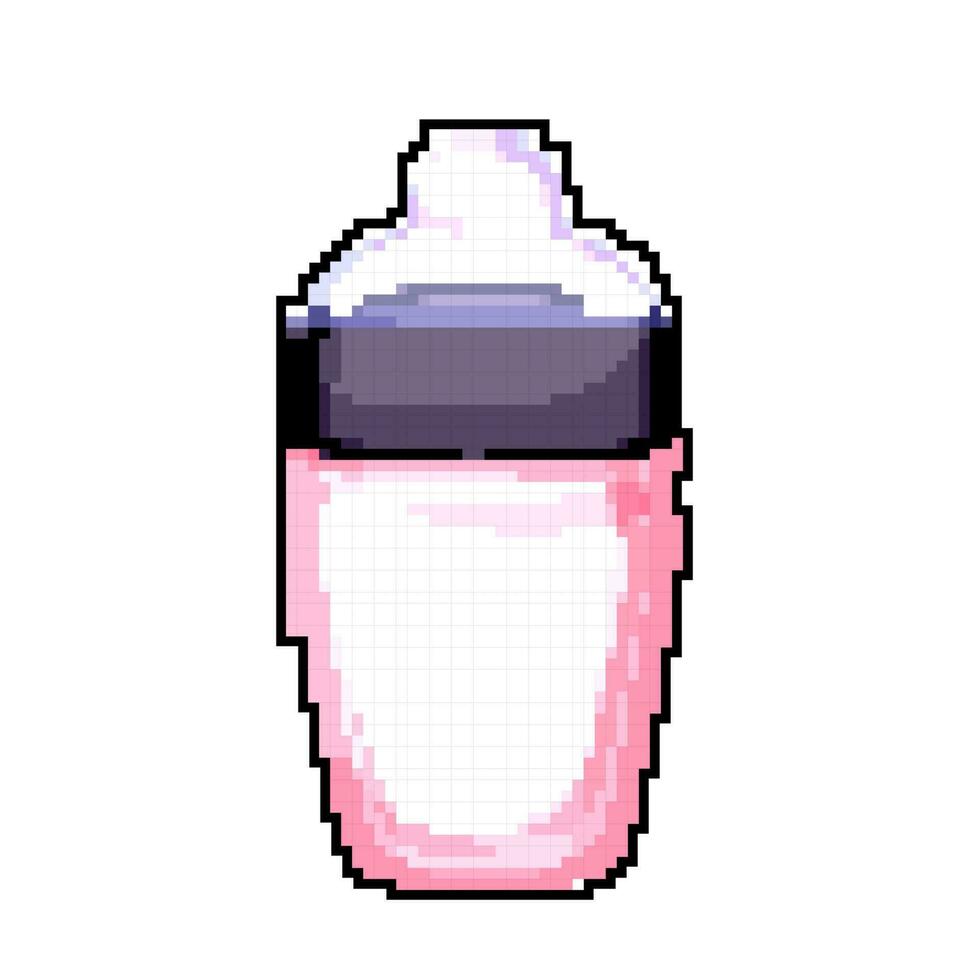 bec sippy tasse Jeu pixel art vecteur illustration