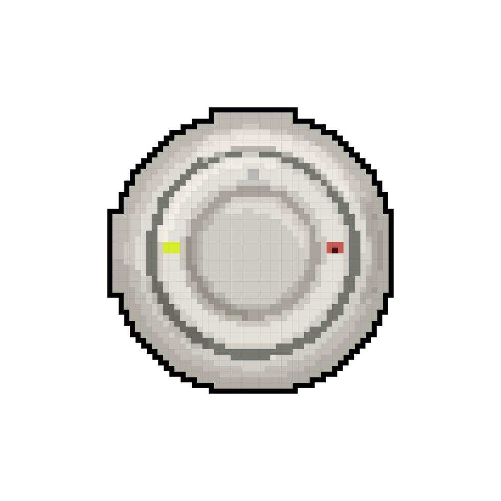 monoxyde fumée détecteur Jeu pixel art vecteur illustration