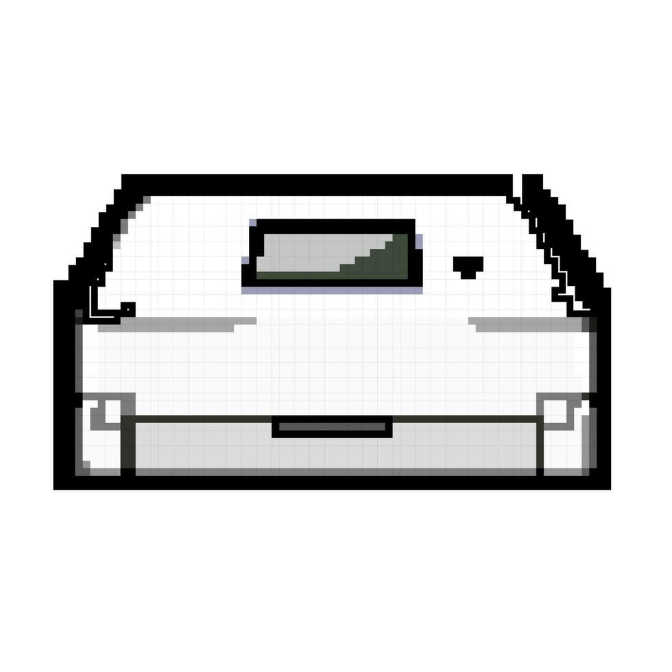 imprimante scanner document Jeu pixel art vecteur illustration