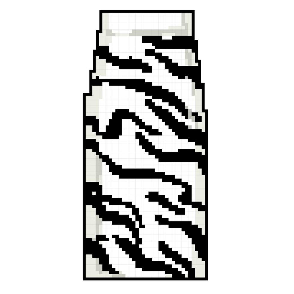 modèle jupe mode Jeu pixel art vecteur illustration