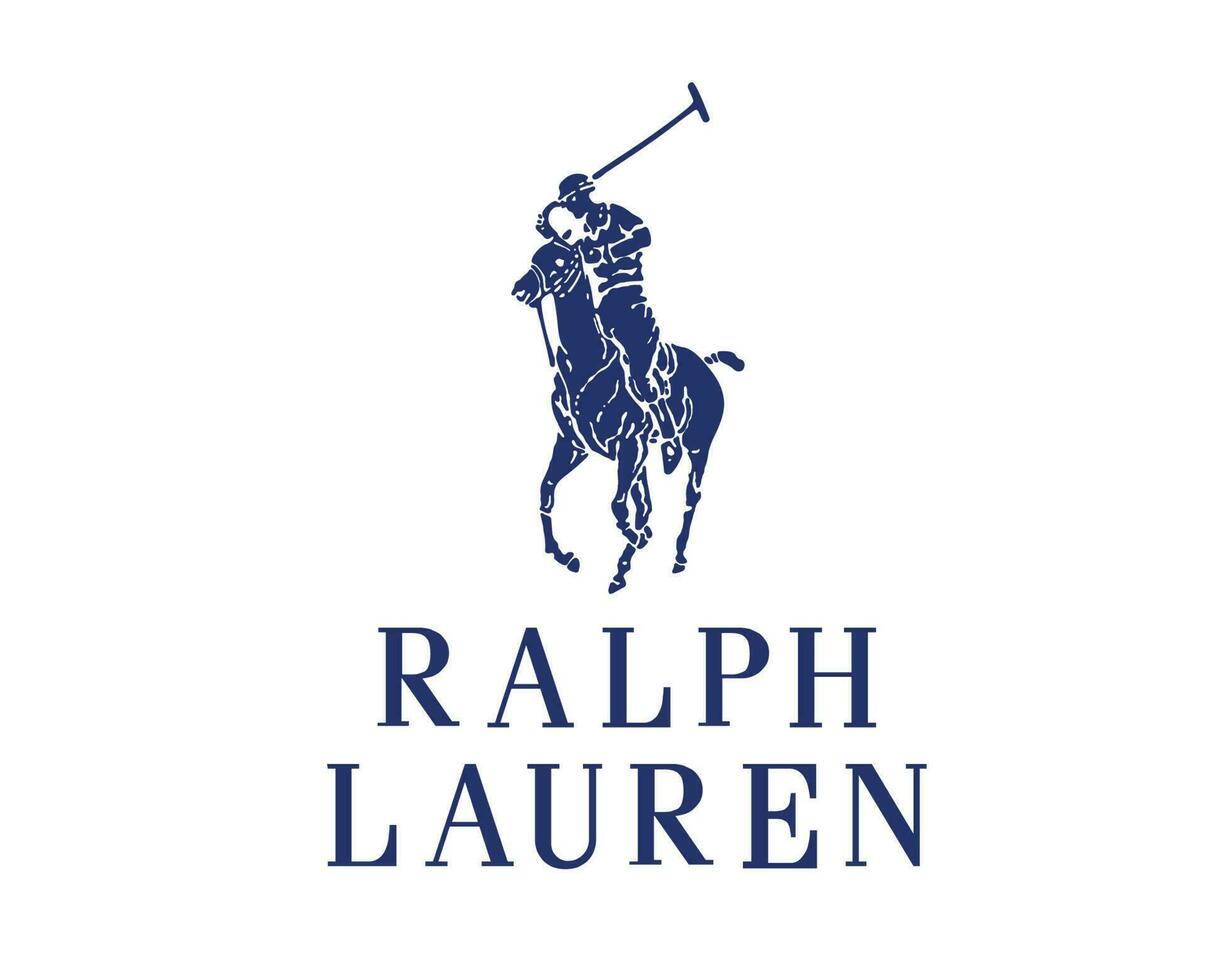 Ralph Lauren marque symbole avec Nom logo vêtements conception icône abstrait vecteur illustration