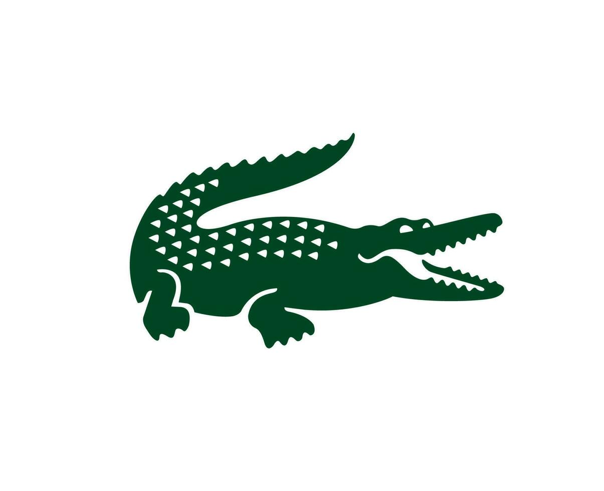 lacoste logo marque symbole vert conception vêtements mode illustration vecteur