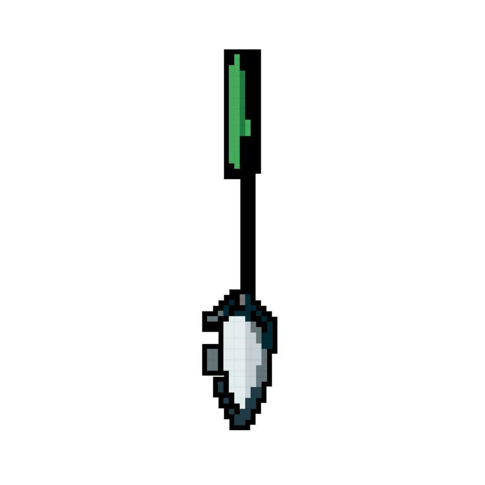 outil truelle ciment Jeu pixel art vecteur illustration