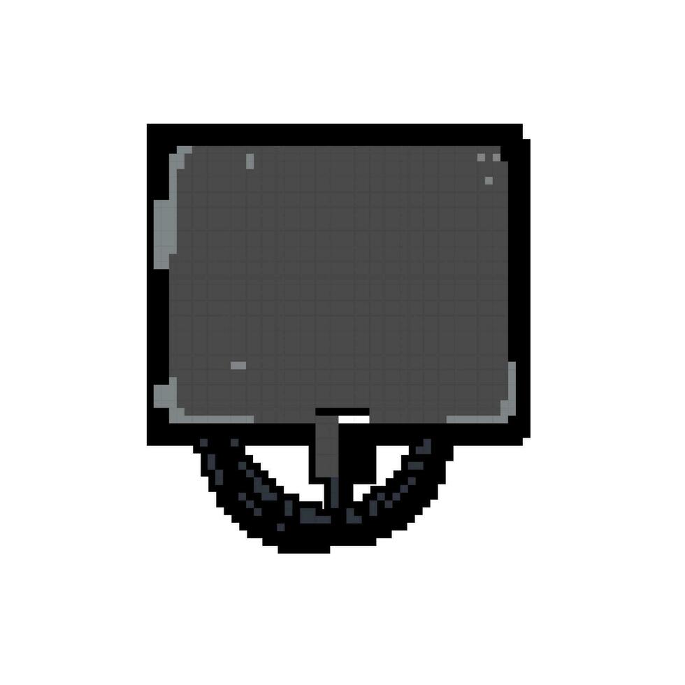 rétro la télé antenne Jeu pixel art vecteur illustration