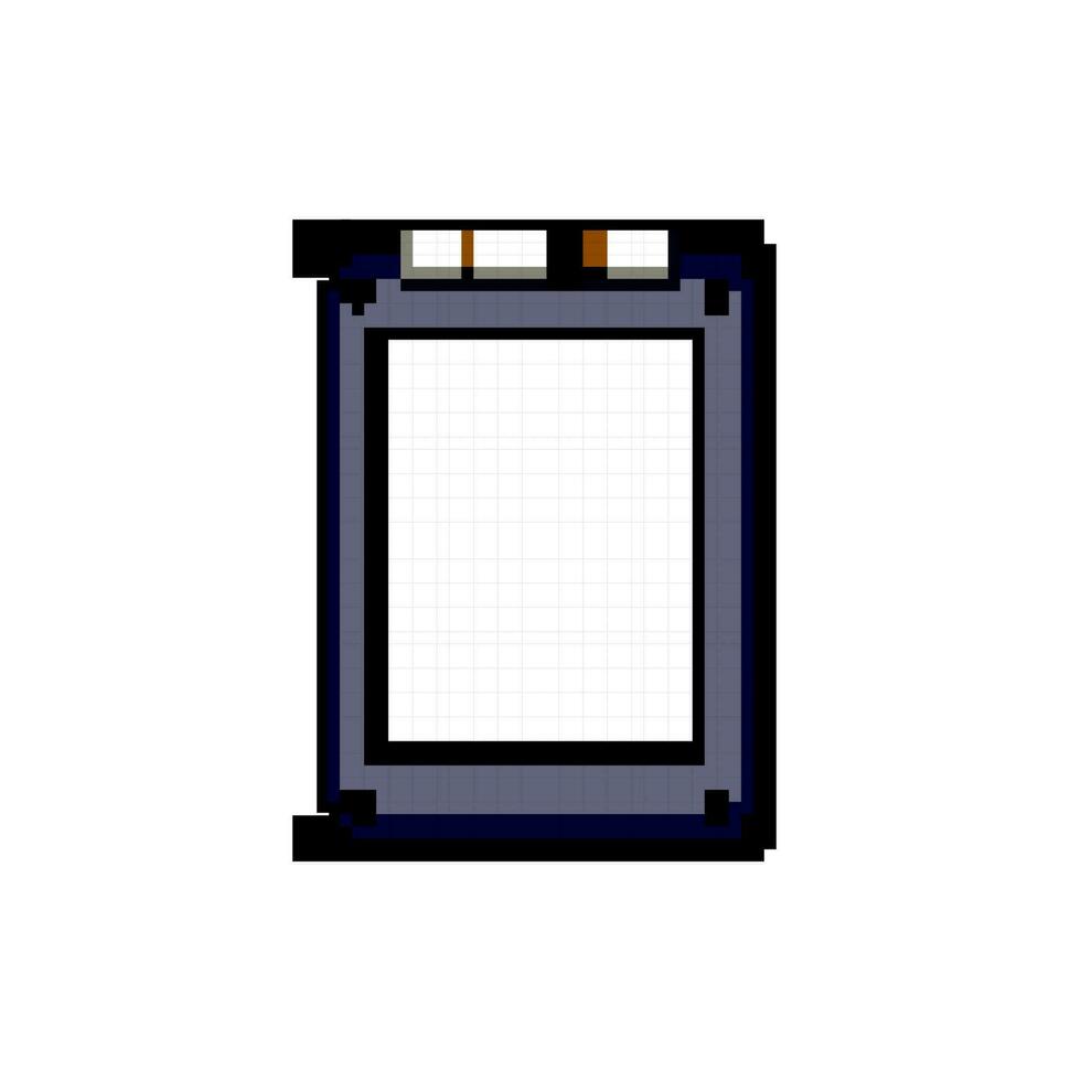 équipement ssd espace de rangement Jeu pixel art vecteur illustration