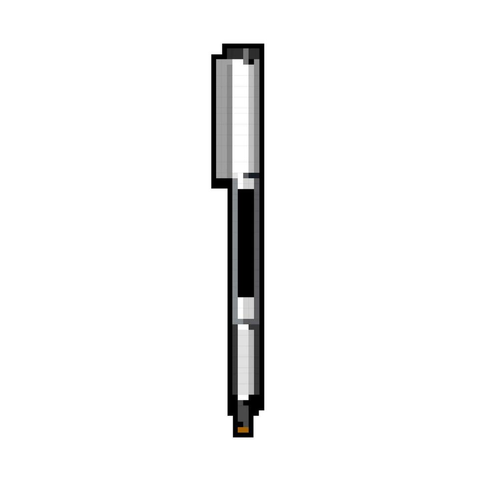 crayon stylo Jeu pixel art vecteur illustration