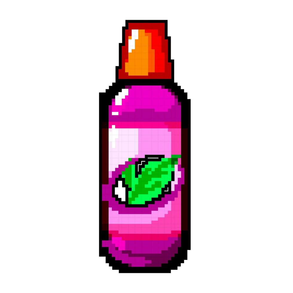 liquide bain de bouche Jeu pixel art vecteur illustration