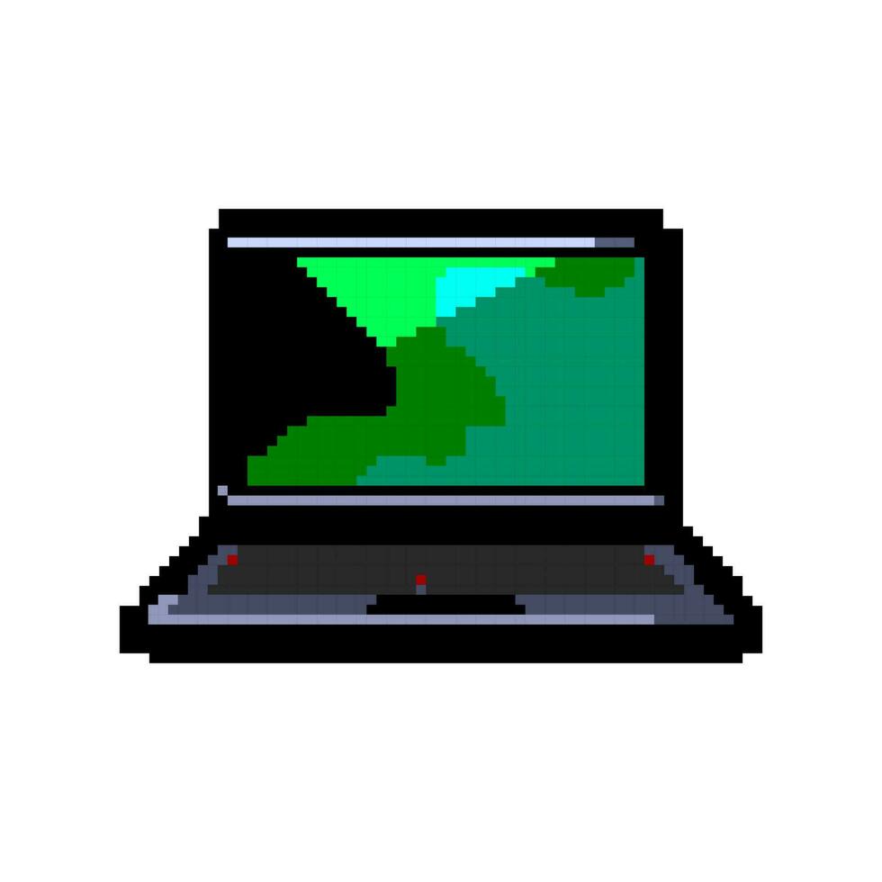 en ligne portable jeu Jeu pixel art vecteur illustration