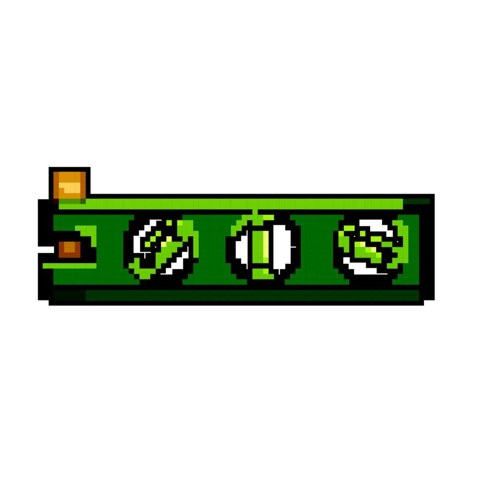 mesure niveau outil Jeu pixel art vecteur illustration