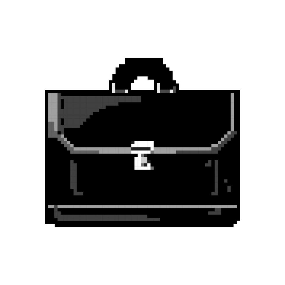 mode affaires sac Jeu pixel art vecteur illustration