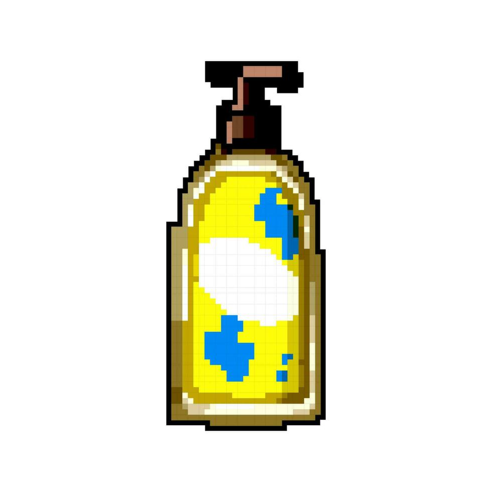 blanc lotion Jeu pixel art vecteur illustration