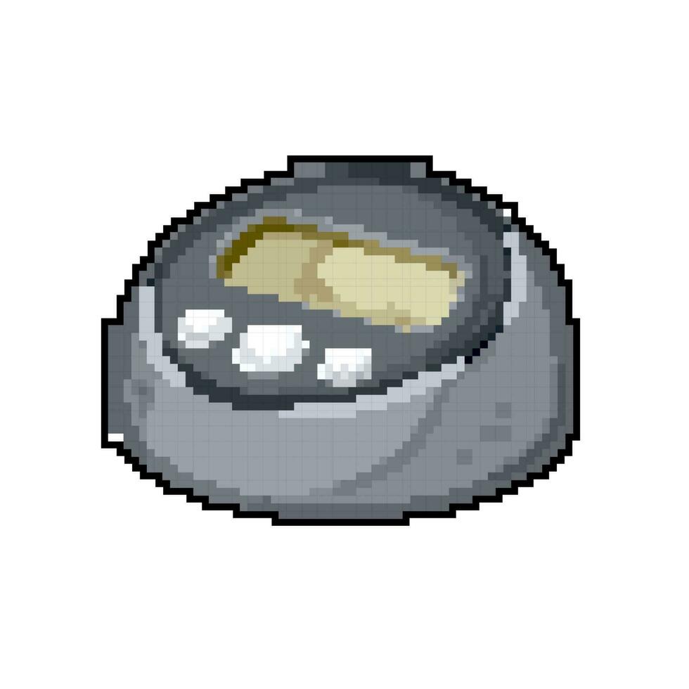 nourriture cuisine minuteur l'horloge Jeu pixel art vecteur illustration