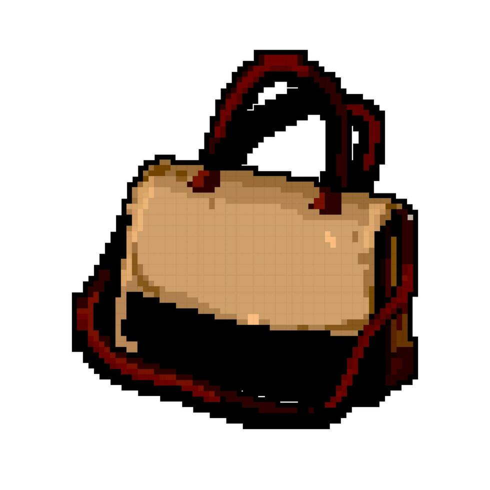 moderne portable sac Jeu pixel art vecteur illustration