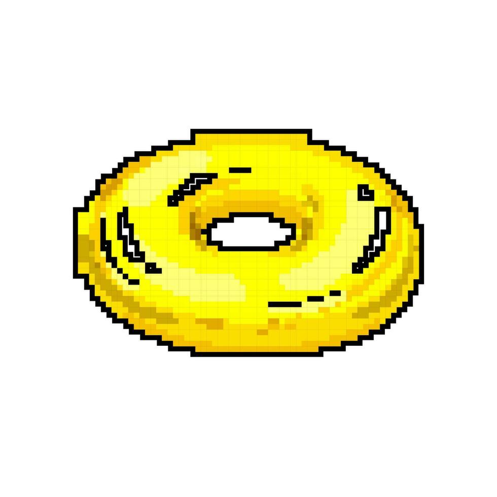 bassin gonflable bague Jeu pixel art vecteur illustration