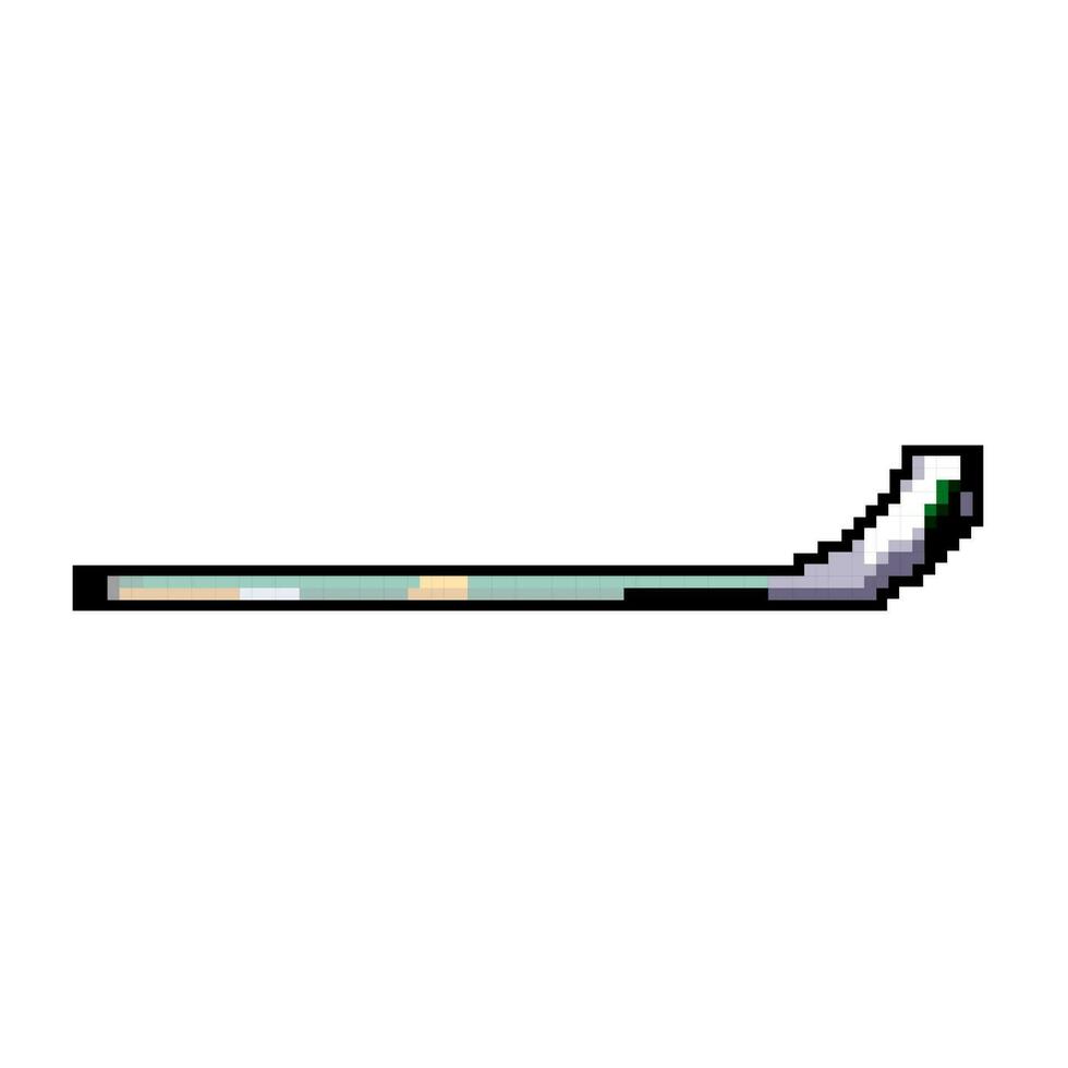 Jeu le hockey bâton Jeu pixel art vecteur illustration