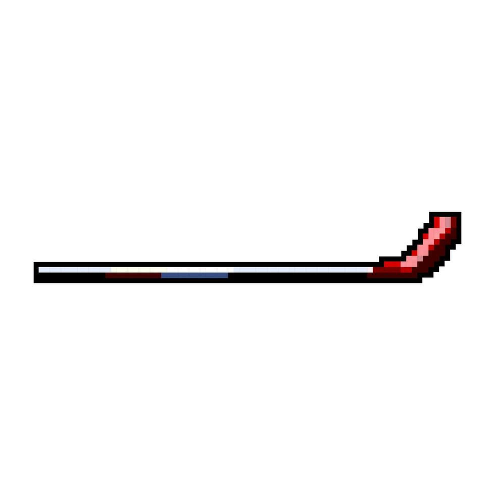 loisir le hockey bâton Jeu pixel art vecteur illustration