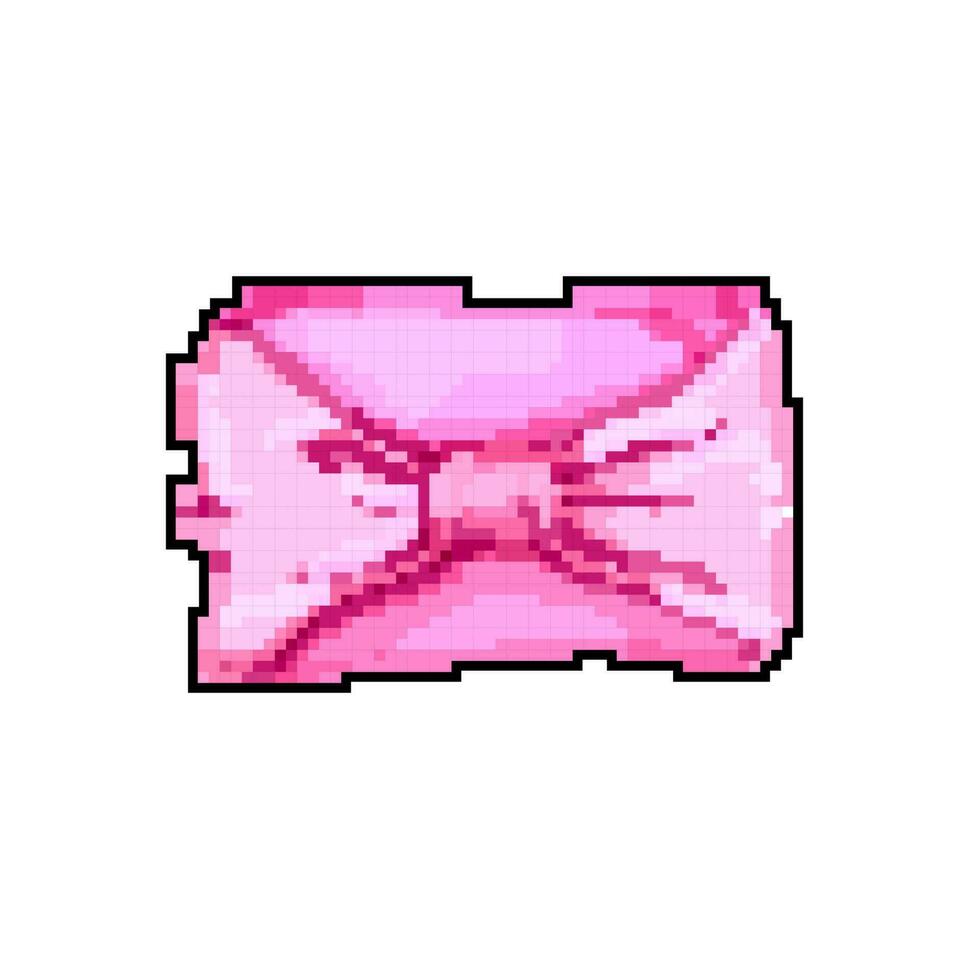 Jeune Bandeau femme Jeu pixel art vecteur illustration