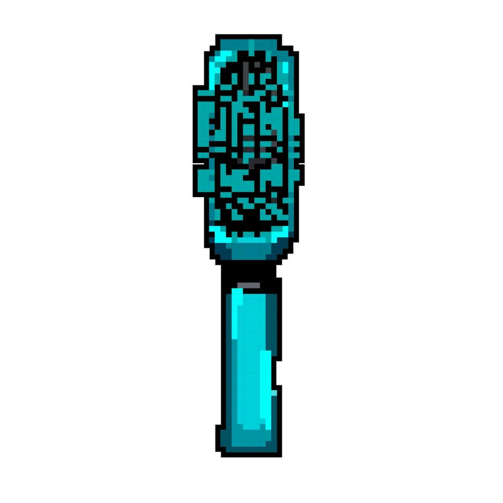 mode cheveux brosse Jeu pixel art vecteur illustration