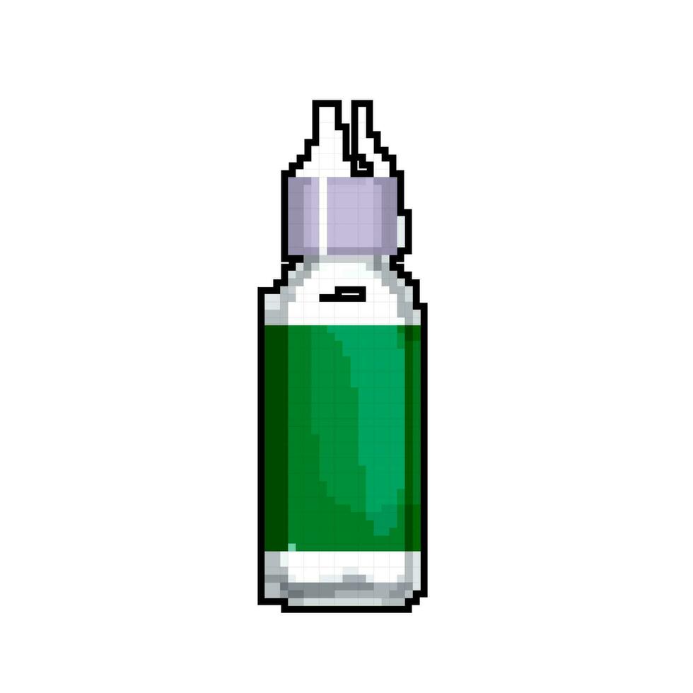 Plastique œil laissez tomber Jeu pixel art vecteur illustration