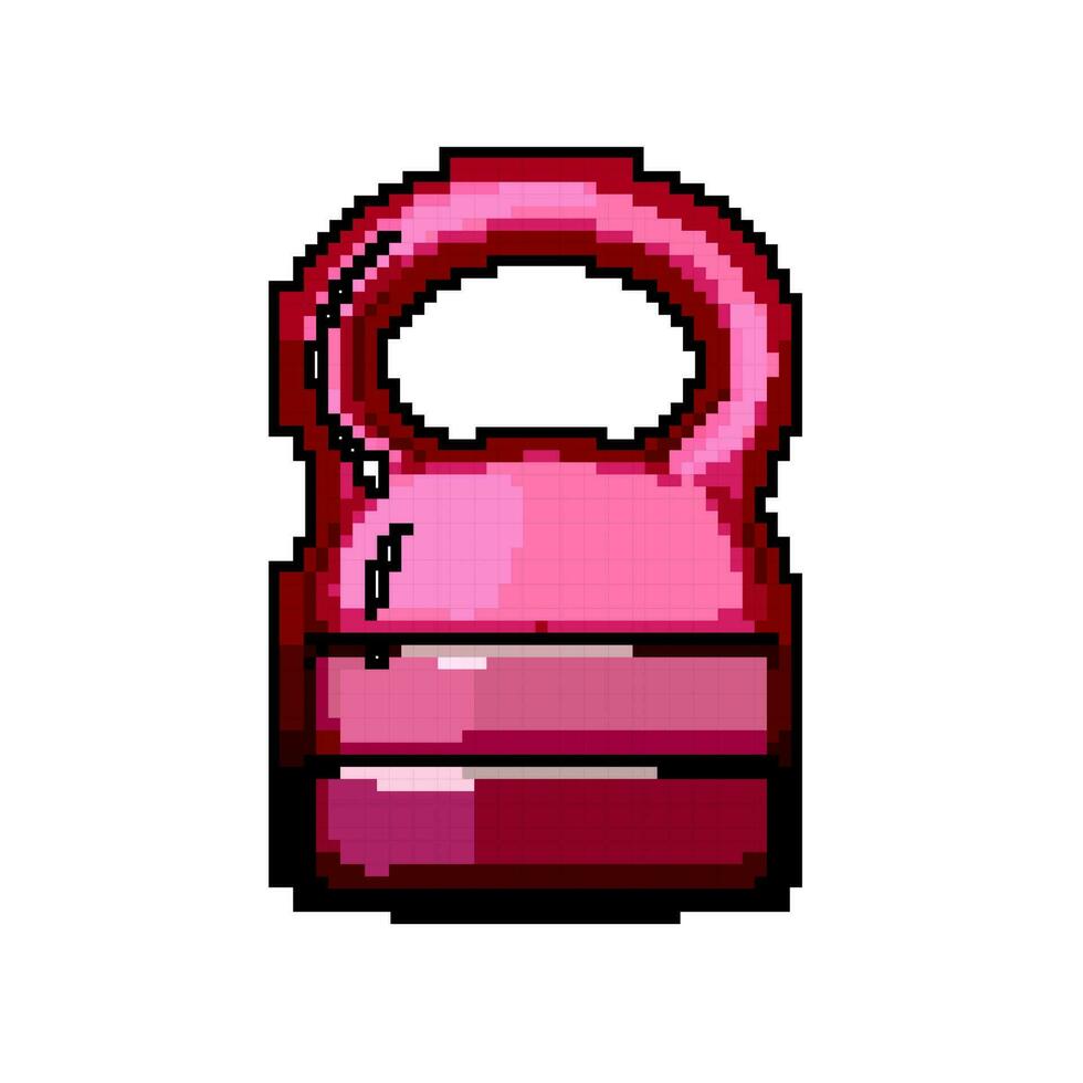 exercice aptitude kettlebell Jeu pixel art vecteur illustration