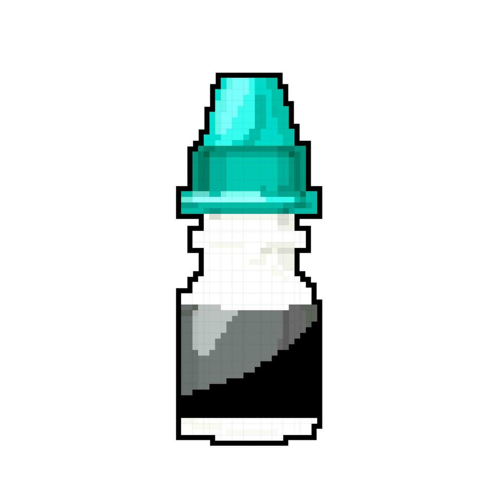 compte-gouttes œil laissez tomber Jeu pixel art vecteur illustration