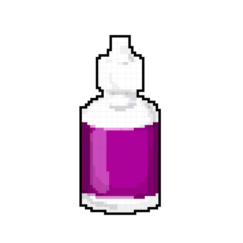 récipient œil laissez tomber Jeu pixel art vecteur illustration