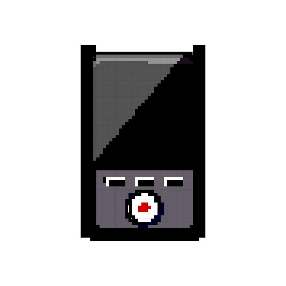 voix dictaphone Jeu pixel art vecteur illustration