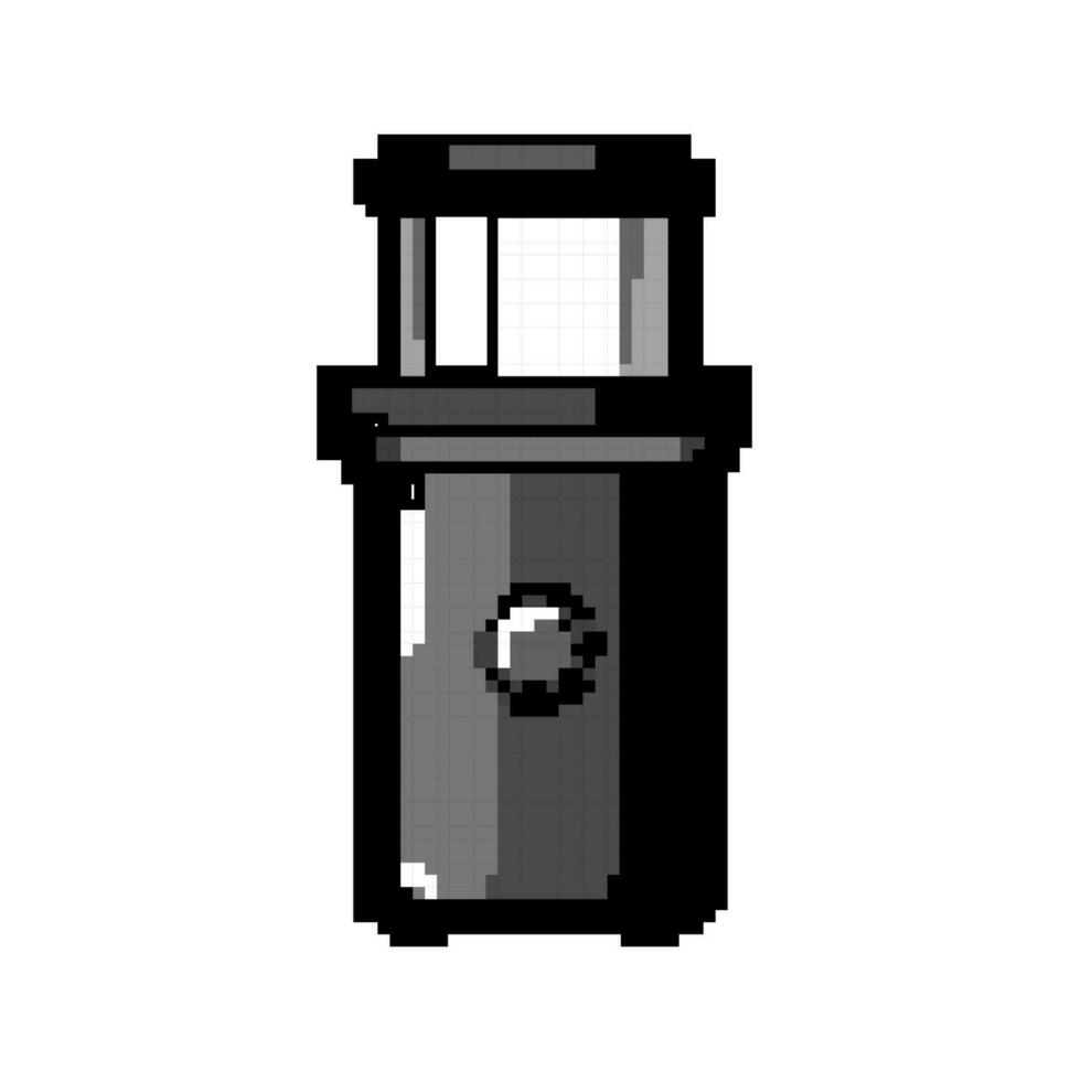 Expresso café broyeur électrique Jeu pixel art vecteur illustration