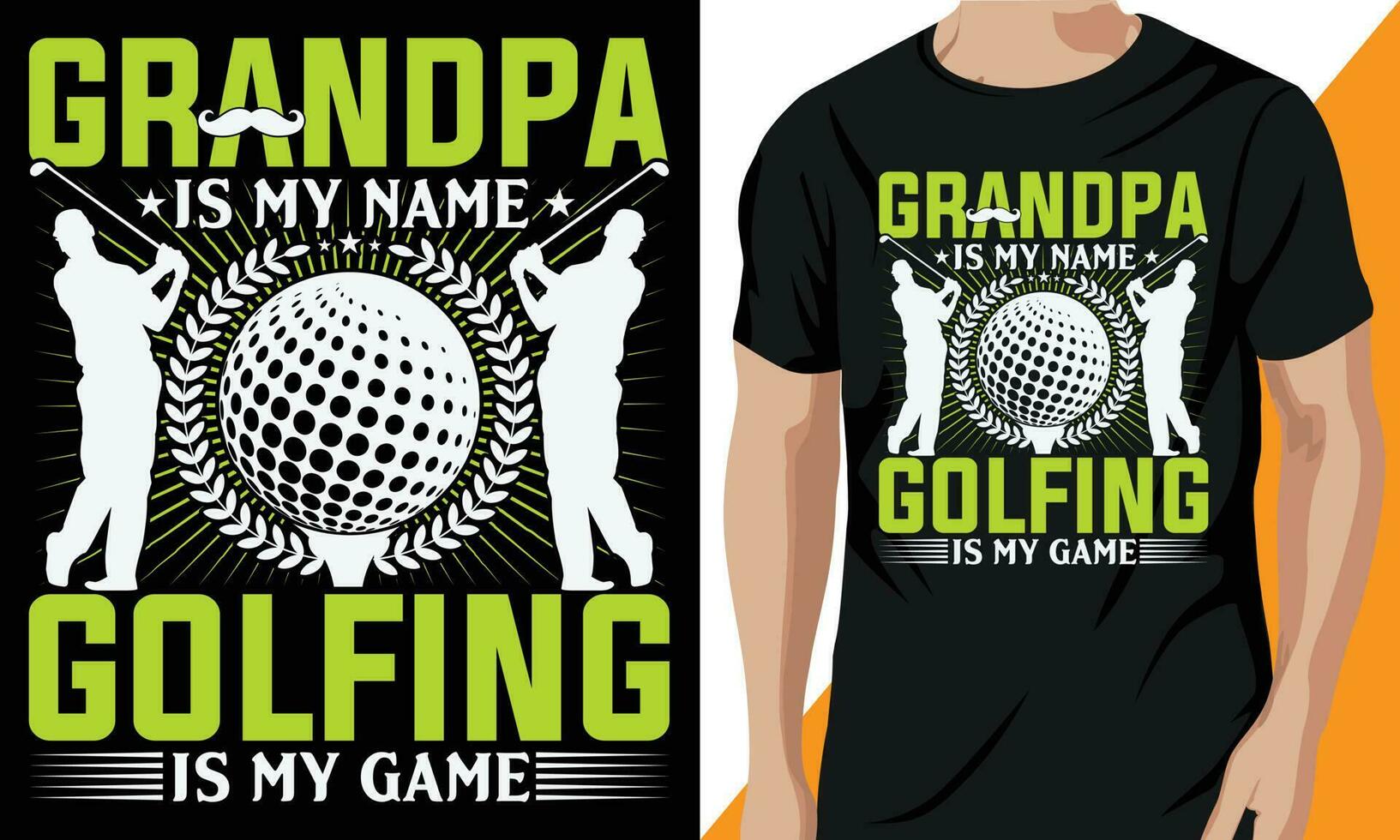 le golf T-shirt conception vecteur. meilleur le golf T-shirt conception vecteur